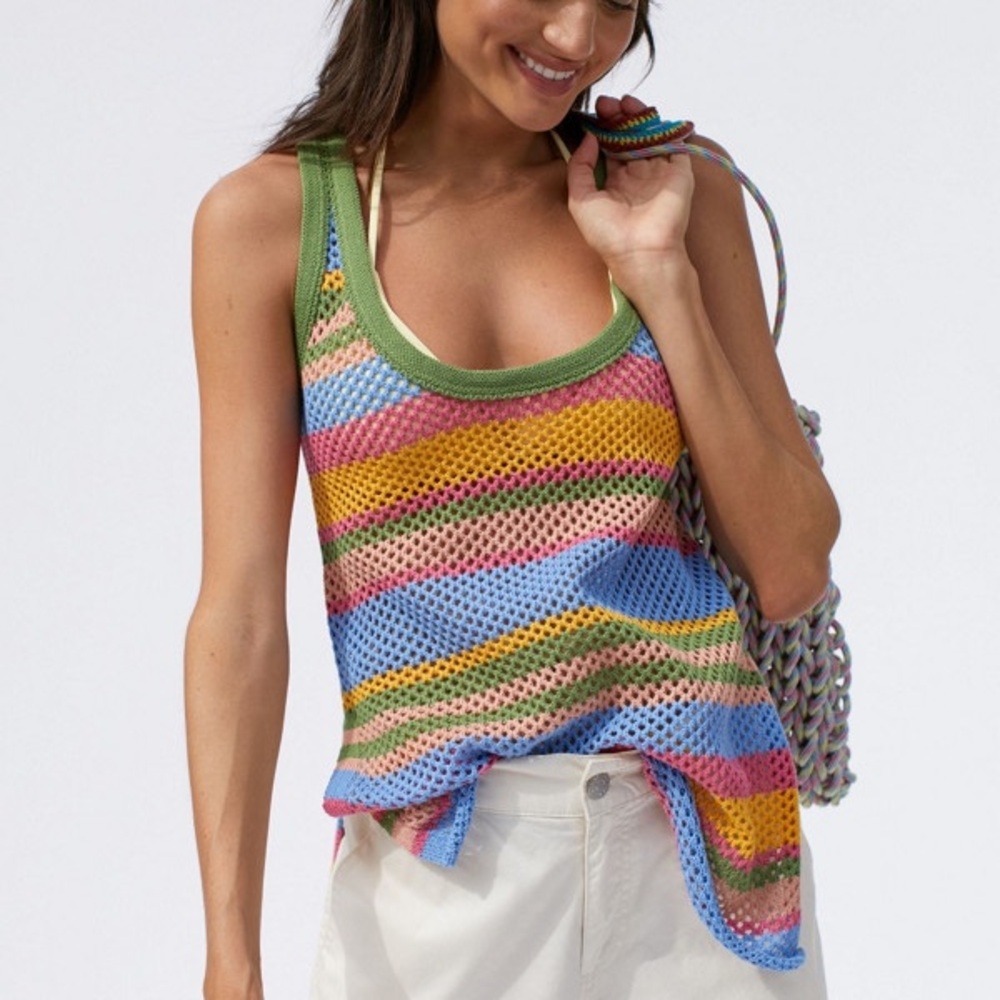 BDG Multicolor Striped Tank Top